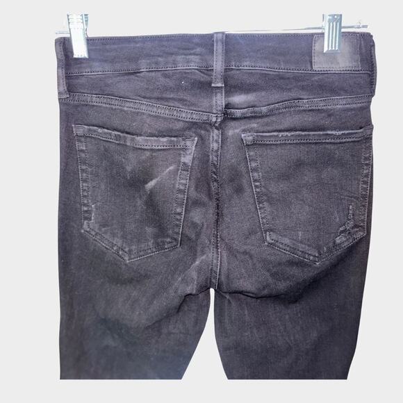 Aeropostale High Rise Skinny Jeggings Size 8 Distressed Grunge Punk Streetwear - Picture 8 of 10